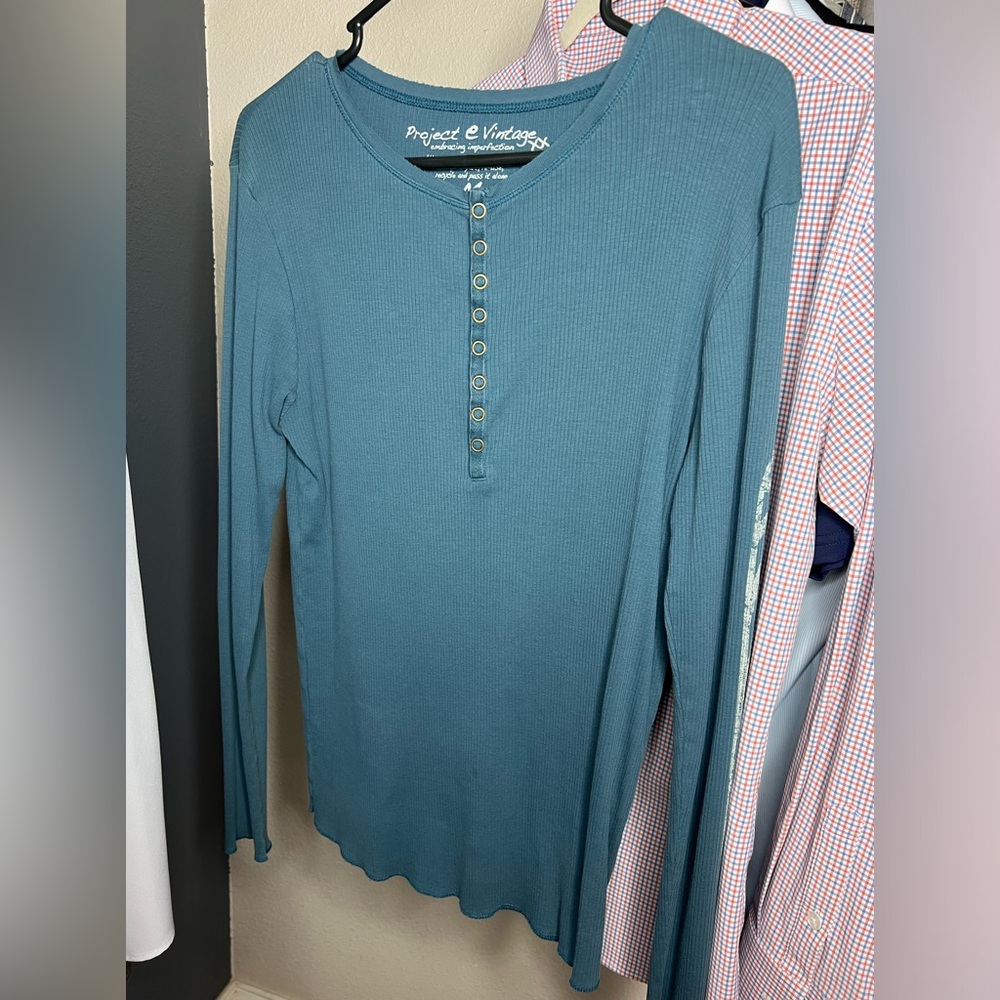 Project E Vintage Long Sleeve Men’s Shirt
